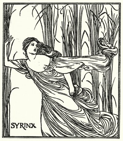 Ilustración para Poemas de John Keats (litografía) de Robert Anning Bell