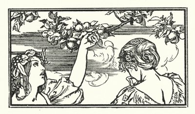 Ilustración para Poemas de John Keats de Robert Anning Bell