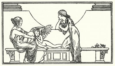 Ilustración para Poems by John Keats de Robert Anning Bell
