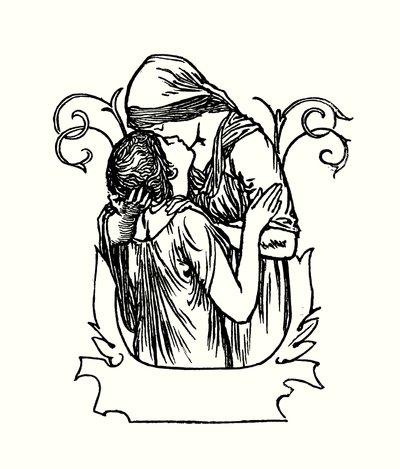 Ilustración para Poemas de John Keats de Robert Anning Bell