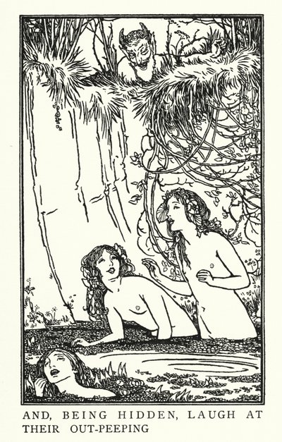 Ilustración para Poemas de John Keats: Endimión de Robert Anning Bell