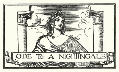 Ilustración para Poemas de John Keats: Oda a un Ruiseñor (litografía) de Robert Anning Bell