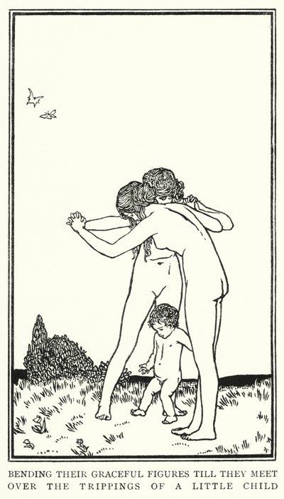 Ilustración para Poemas de John Keats: Sueño y Belleza de Robert Anning Bell