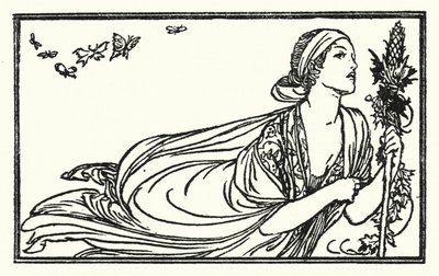 Ilustración para Poemas de John Keats: Sueño y Poesía de Robert Anning Bell