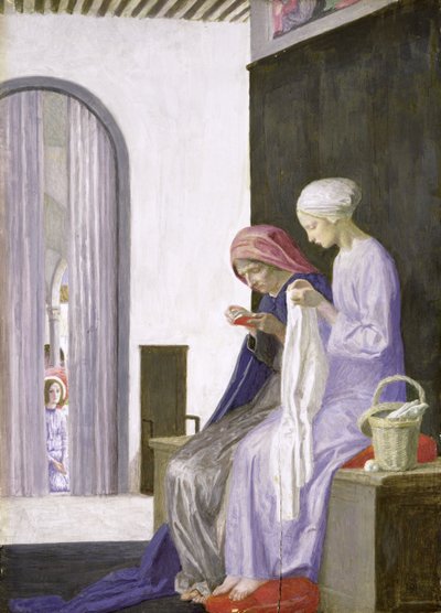 María en la Casa de Isabel, 1917 de Robert Anning Bell