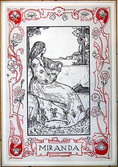 Miranda, de Heroínas de Shakespeare por Anna Murphy Jameson de Robert Anning Bell