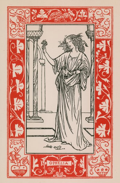 Ofelia, Hamlet de Robert Anning Bell