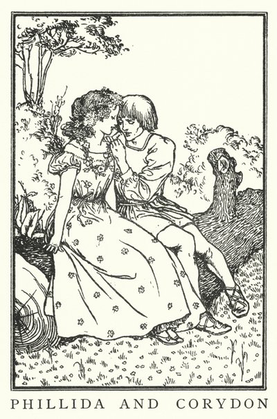 Phillida y Corydon de Robert Anning Bell