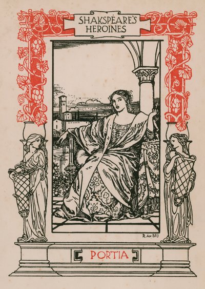 Portia, El Mercader de Venecia de Robert Anning Bell
