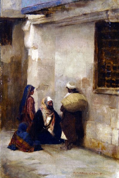 Esquina de calle en El Cairo de Robert Anning Bell