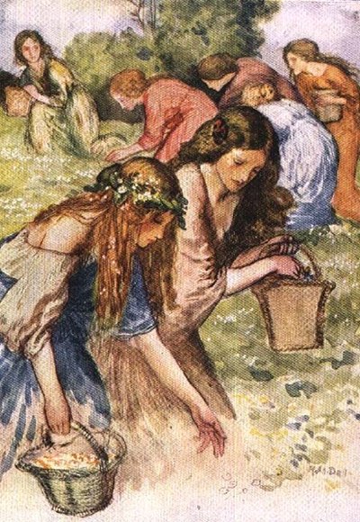 Hay un prado junto al río, un rebaño de ninfas que vi por casualidad, de Palgrave
