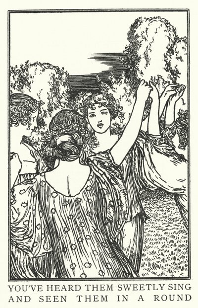 Los has oído cantar dulcemente y los has visto en ronda de Robert Anning Bell