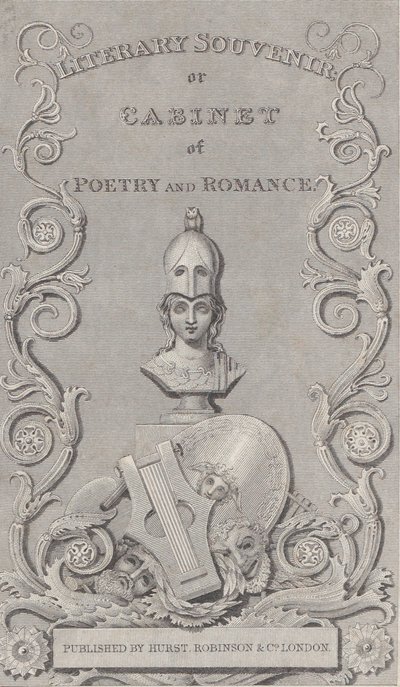 Tarjeta Comercial para Souvenir Literario, siglo XIX de Robert Baker