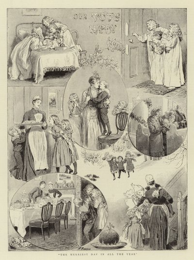 Nuestros pequeños felices Navidad de Robert Barnes