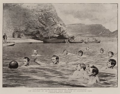 Las vacaciones de una brigada de chicos del East-end en Lulworth Cove de Robert Barnes