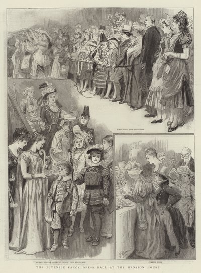El baile de disfraces juvenil en la Mansion House de Robert Barnes