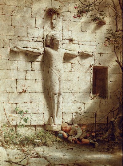 En la Abadía de Romsey, 1899 de Robert Bateman