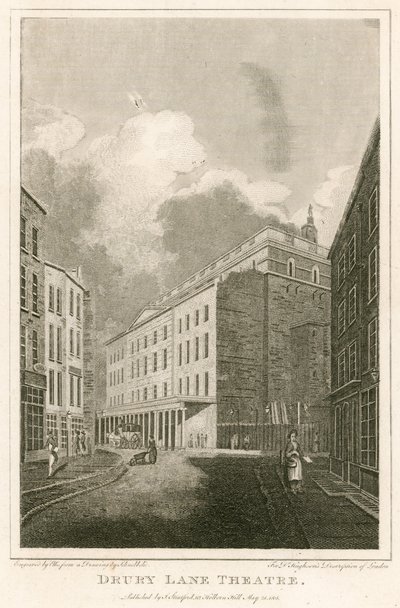 Teatro Drury Lane, Londres de Robert Blemell Schnebbelie