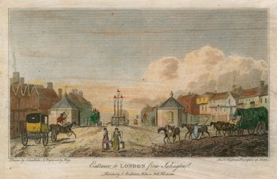 Entrada a Londres desde Islington de Robert Blemell Schnebbelie