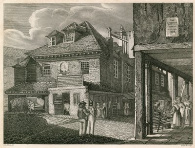 Mercado de Hungerford, cerca de York Buildings, The Strand, Londres de Robert Blemell Schnebbelie