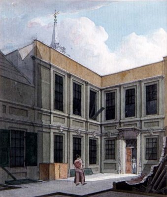 Antigua Sala de Silleros, Cheapside, Ciudad de Londres de Robert Blemell Schnebbelie