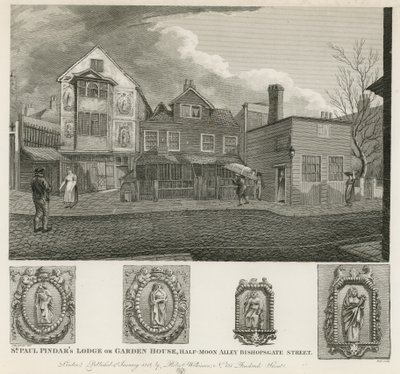 La casa de campo o pabellón de Sir Paul Pindar de Robert Blemell Schnebbelie