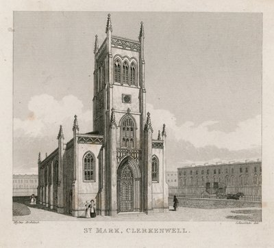 Iglesia de San Marcos, Clerkenwell de Robert Blemell Schnebbelie