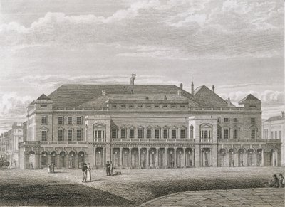 El Teatro del Rey, Haymarket, grabado por Bartholomew Howlett, pub. por Robert Wilkinson, 1820 de Robert Blemell Schnebbelie