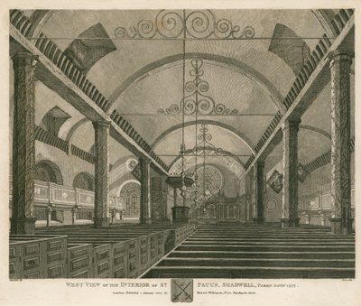 Vista oeste del interior de St Paul