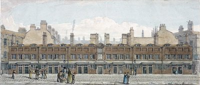 Calle Monkwell, Londres, 1818 de Robert Blemmell Schnebbelie