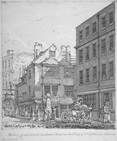 Rectoría de St Katherine Coleman, Fenchurch Street, Ciudad de Londres de Robert Blemmell Schnebbelie