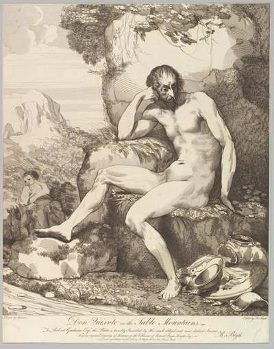 Don Quijote en las Montañas Sable, 20 de octubre de 1782 de Robert Blyth