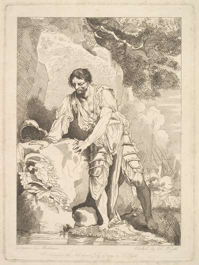 Retirada de Heridos de la Batalla, 19 de julio de 1779 de Robert Blyth