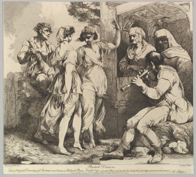 Bailarines Rústicos, 9 de noviembre de 1780 de Robert Blyth