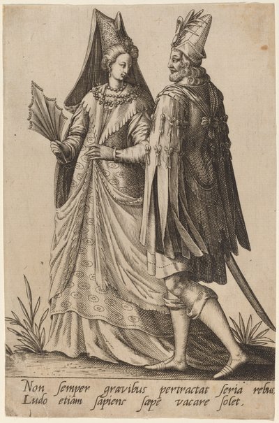 Non semper gravibus... de Robert Boissard after Jean Jacques Boissard