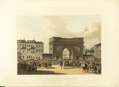 Gran entrada de los soberanos aliados en París de Robert Bowyer