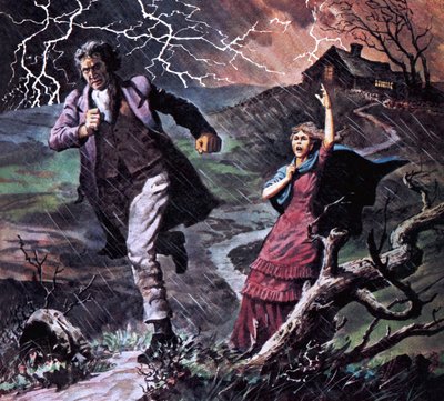 Heathcliff y Cathy, de la novela Cumbres Borrascosas de Robert Brook