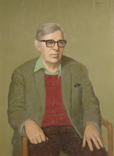 Laurie Lee (1914-97) c.1970s (óleo sobre lienzo) de Robert Buhler