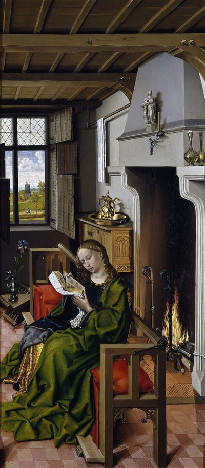 Santa Bárbara, 1438 de Robert Campin