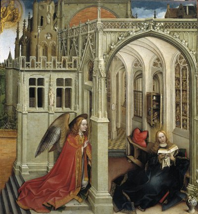 La Anunciación, 1418-1419 de Robert Campin