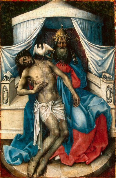 La Santísima Trinidad, años 1430 de Robert Campin