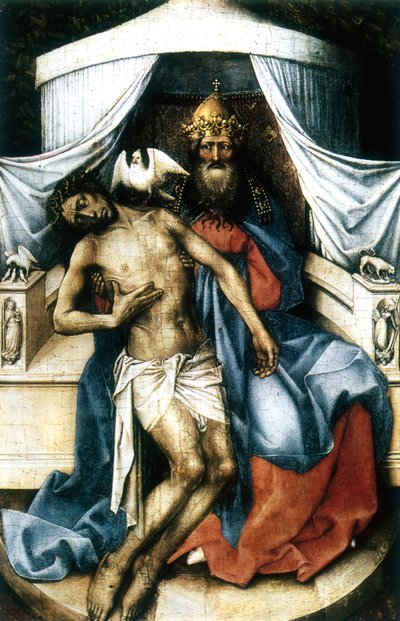 La Trinidad, siglo XIV de Robert Campin