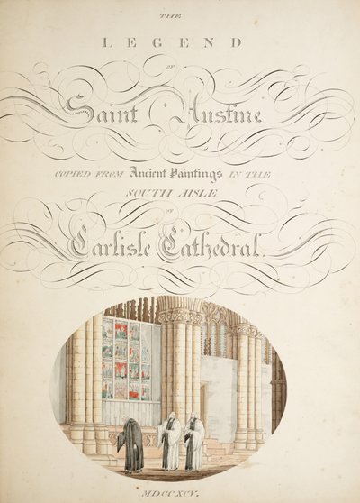 Las antigüedades de la Catedral de Santa María, Carlisle, dibujadas por Robert Carlile, 1795 de Robert Carlile