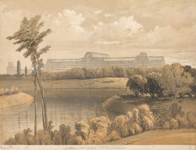 Crystal Palace desde el embalse, Sydenham de Robert Carrick
