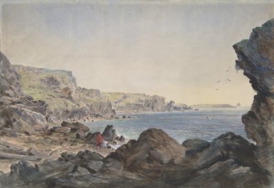Bahía de Foilhummerum, Valentia, Mirando hacia el Mar desde el Punto en el que el Cable... de Robert Charles Dudley