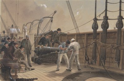 Empalmando el Cable después del Primer Accidente a Bordo del Gran Oriente de Robert Charles Dudley