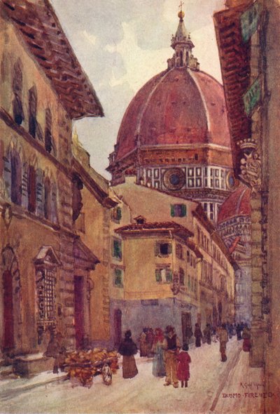 Via Dei Servi, c. 1905 de Robert Charles Goff