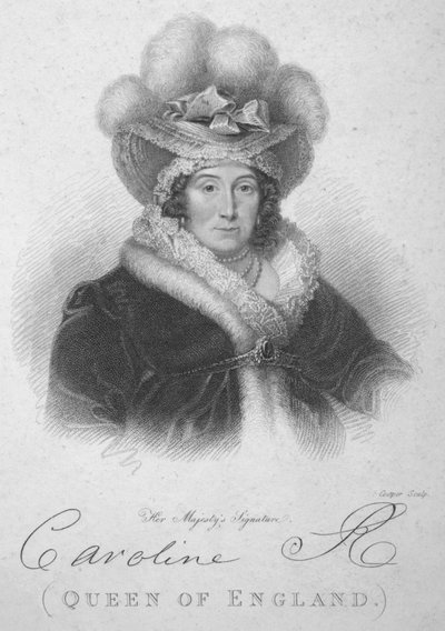 Carolina Reina de Inglaterra, 1820 de Robert Cooper