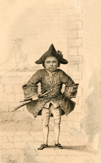 Chevalier Desseasau, notable por su vanidad, 1821 de Robert Cooper
