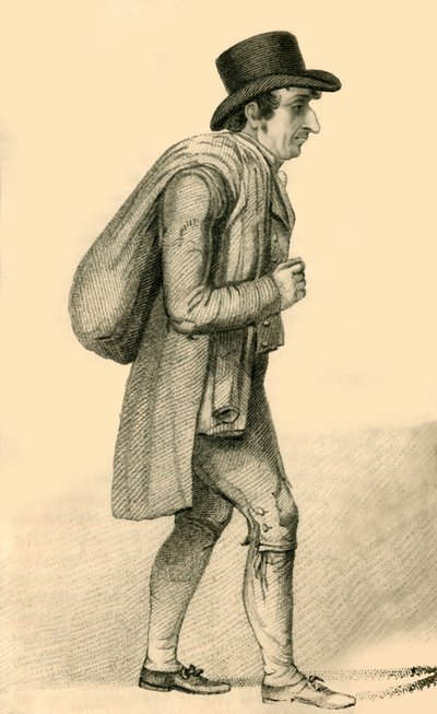 Henry Lemoine, el librero y autor excéntrico, 1822 de Robert Cooper